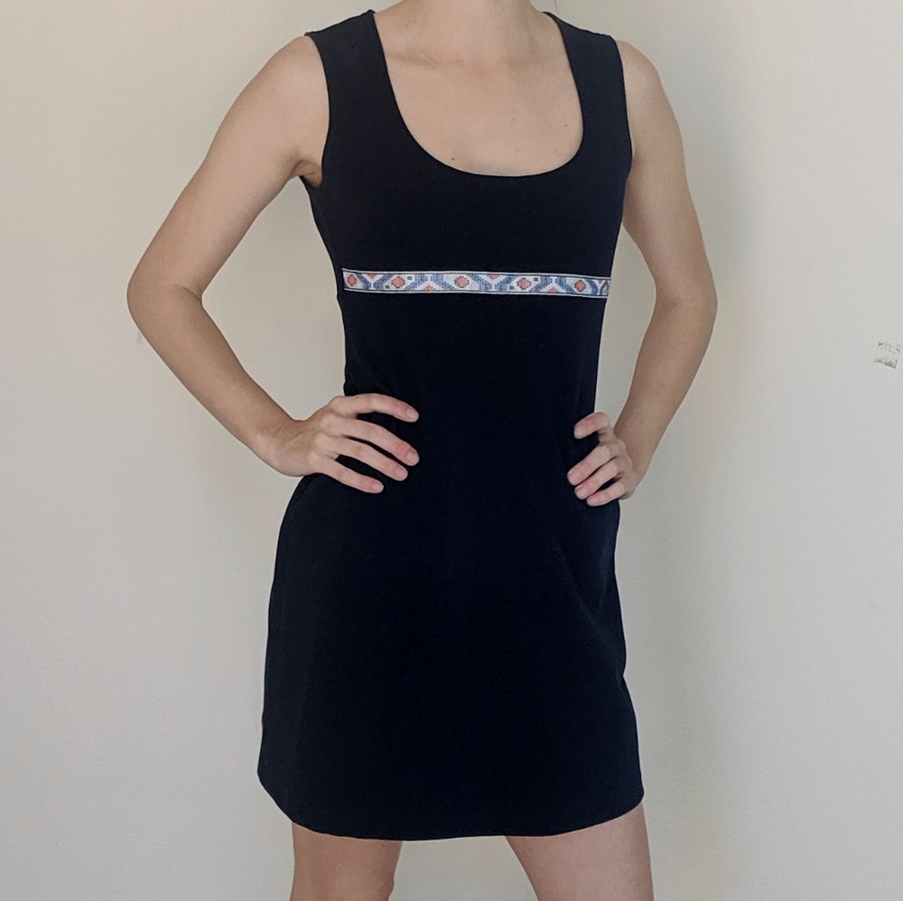90's Navy Mini Shift Dress
